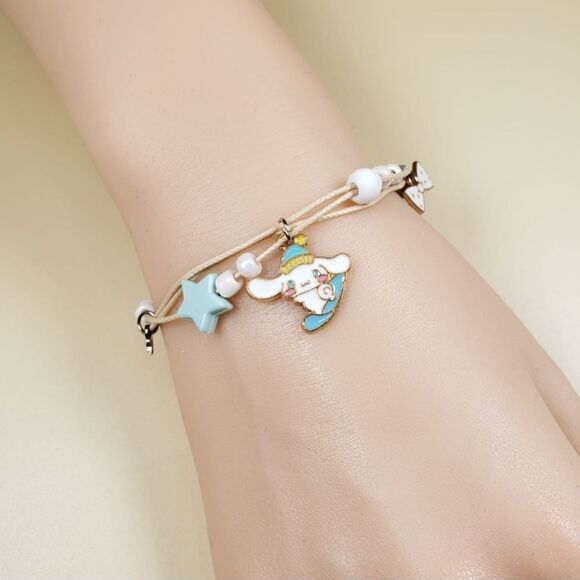 Brand New Sanrio Cinnamoroll Blue & White Bracelet - Picture 2 of 8